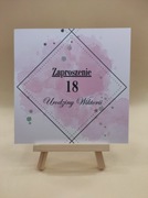 Zaproszenia na urodziny, osiemnastkę 