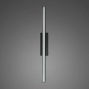 Kinkiet ledowy LINEA No.1 38,5 cm czarna 3k - 2szt