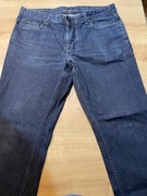 Jeansy męskie granatowe Calvin Klein Slim Straight W34/L32  