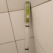 Roleta łazienkowa prysznicowa  120x240 cm  wodoodporna kwadraty