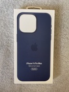 Etui/Plecki silikonowe MagSafe iPhone 16 Pro Max granatowy