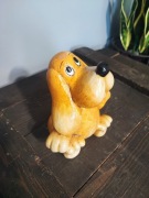 Ceramiczna figurka psa Vintage