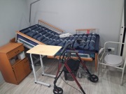 łóżko Rehabilitacyjne + materac odlezynowy+ szafka+ stolik+ wózek 