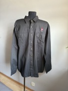 Blaklader czarna duża koszula roboczą robotniczą Workwear 4XL męska