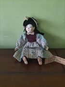 Stara recznie robiona lalka