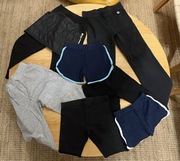 Spodnie i spodenki sportowe, dresowe - 7 sztuk, dziewczynka ,122 cm