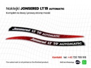 Naklejki kosiarki JONSERED LT19 Automatic