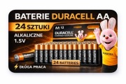 Duracell Baterie AA LR6 24 szt Alkaliczne 1.5V MN1500 R6