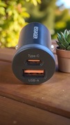 Ładowarka samochodowa Essager 30W USB C USB A szybkie ładowanie PD QC