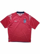 Czerwona Koszulka pilkarska Anglia 2004/06  retro vintage 90s 00s