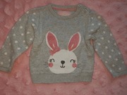 Sweterek króliczek Young Dimention 12-18m 86cm