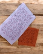 Dwa małe ręczniki dla pieska nowe różowy pomarańczowy nowe 50 x 25cm