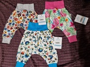 Nowe Mamaiti spodnie 2x 62/68 + 1x 68x74