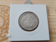 Moneta 1 Marka Cesarstwo Niemieckie 1914 srebro 0/900