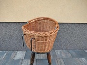 Koszyk wiklinowy na rower