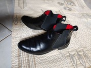 sztyblety botki skórzane  skórkowe lakierowane lakierki eleganckie