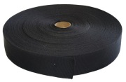 Taśma nośna parciana kaletnicza polipropylenowa czarna 25mm 50mb