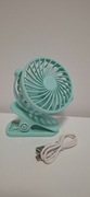 Mini Wentylator USB | Cichy Wiatraczek 360° | Biurko, Auto, Wakacje