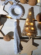 Ozdoba świąteczna w stylu Boho, eko bombka 030