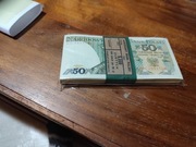 Paczka bankowa 50 zl seria  HH HZ HC antyk, kolekcjonerskie 