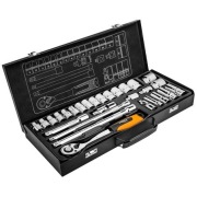 Neo Zestaw kluczy nasadowych 1/2" 3/8" 28szt. (08-677)