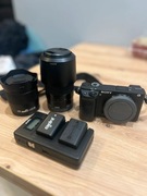 Aparat Sony A6300 plus dwa obiektywy