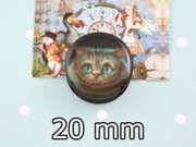 20mm Venom Snake nowy plug tunel kot cheshire czarny VS124