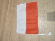 Flaga Polski na samochód