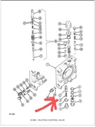Sprężyna zaworu case 885xl 405448R1