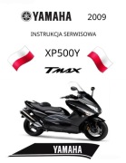 KSIAZKA NAPRAW YAMAHA XP 500 TMAX 2009r SERWISOWKA KODY BŁEDU j.POLSKI