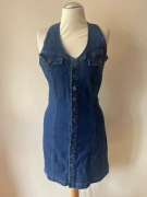 Jeansowa letnia sukienka HENNES roz. S