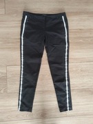 Reserved * czarne eleganckie spodnie chinosy do kostek * 36 S