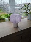 Müsh, lampa stołowa, 1 x E27, lawenda, druk 3D, bioplastik, śr: 21cm