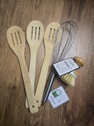 Zestaw kuchnia przybory kuchenne szczotka trzepaczka łyżka