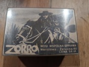 Bajka na rzutnik Ania Jacek . Zorro.  wersja czarno biała 