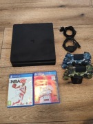 Konsola do gier SONY PlayStation4 Slim 1TB 3Gry 2Pady V2+Ładowarka do Padów