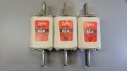 Bezpiecznik Wkładka topikowa Apena 63A 500V NH1 WT-1 BM gG pakiet 3szt.