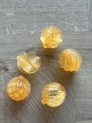 Zestaw 5 bombek z żywicy ozdobą świąteczną 