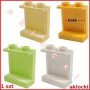 LEGO 87552 PANEL 1x2x2 biały limonka Tan - 1 szt