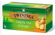 Twinings green tea and ginger x25