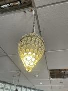 Lampa wiszącą kolorowa orientalna