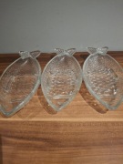 Szklane salaterki ryby