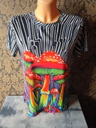 koszulka z nadrukiem widokiem grzyby