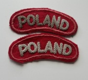 Para naszywek POLAND - Bajorek PIĘKNE