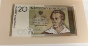 20 zl 200 rocznica urodzin Juliusza Słowackiego 