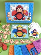 Puzzle z kartami "Słoneczko, emocje i kolory"