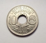 Francja 10 centimes 1922 PIĘKNA!