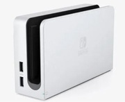 Biała stacja dokująca dock + zasilacz Nintendo Switch