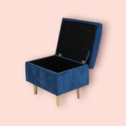 Pufa schowek 50x40x40 nowa sztruks 