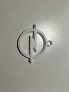 Brelok Opel (Biały)